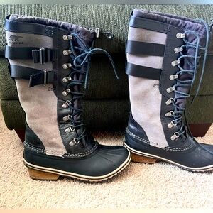 Sorel Conquest Carly Il Boots Women's Kettle Black NL2273-010 US Sz 7